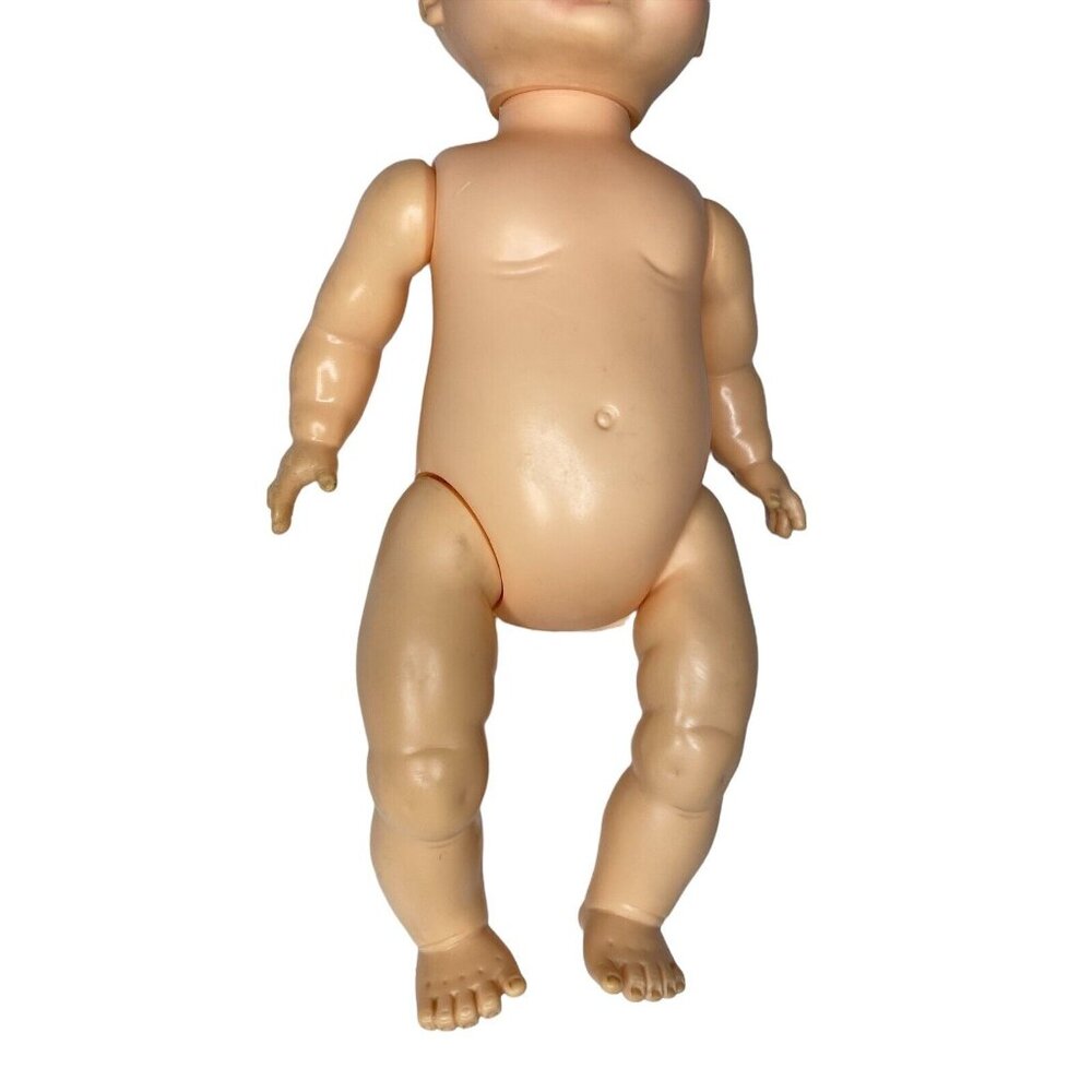 Vintage Horsman Dolls Inc 1960s Baby Doll With Blue Eyes & Pink Lips In Blue Rib - Picture 6 of 6